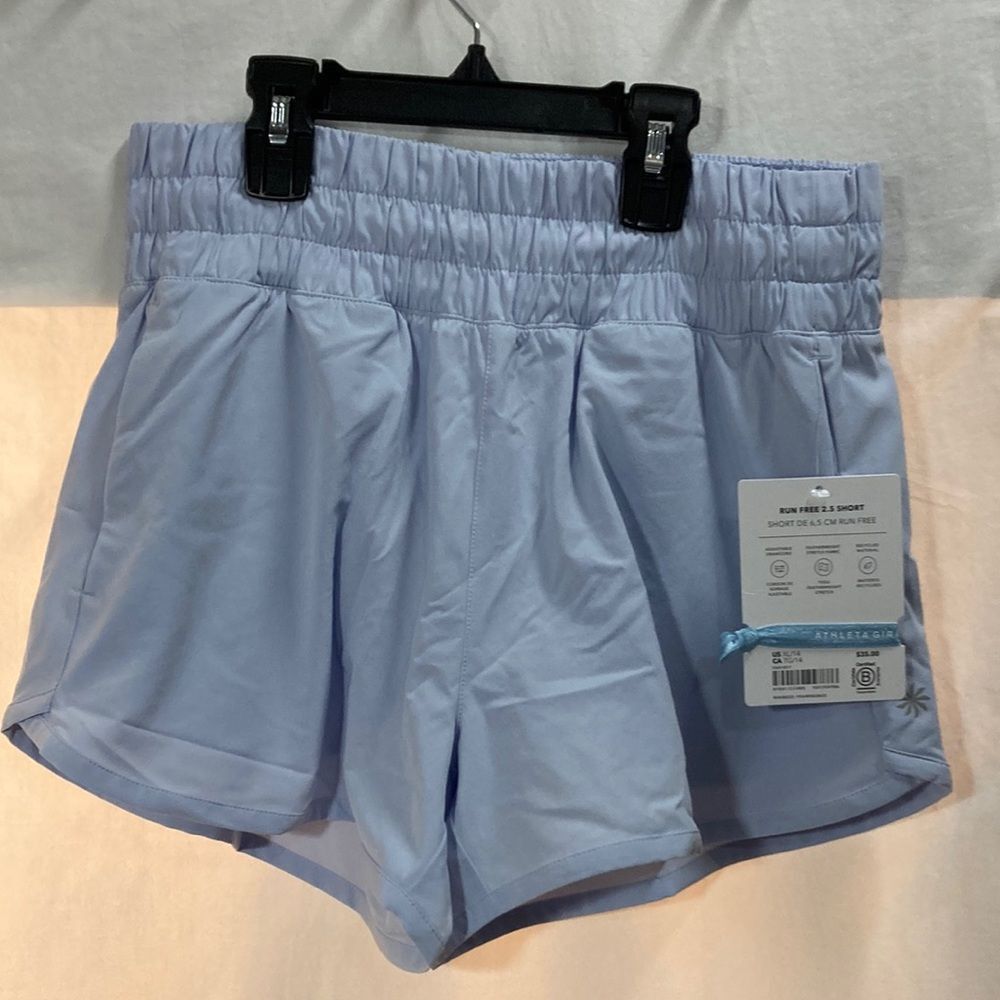 Athleta Blue Athletic Shorts Lightweight Performance